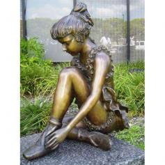 Girl Sitting Stone