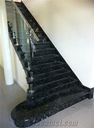 Volga Blue Granite Staircase