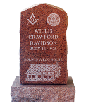 Colorado Red Headstone