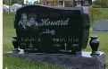 Starlight Mist Granite Headstone