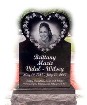 Celestial Black Headstone