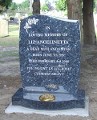 Blue Pearl Headstone